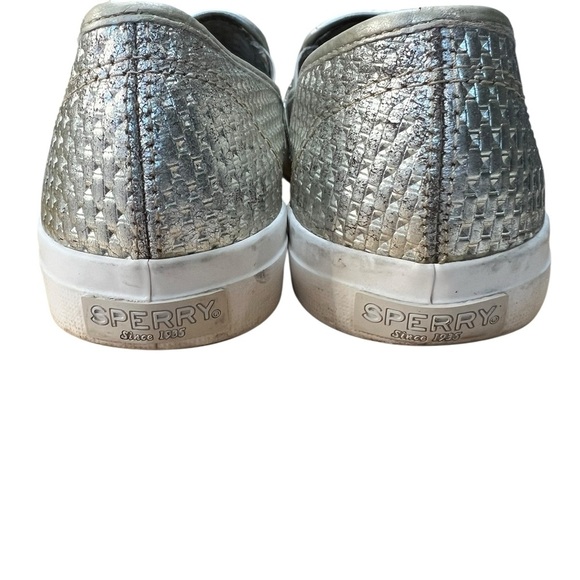 Sperry Top-Sider Women’s STS82727 Seaside Embossed Slip-On Sneaker - Size 9 - Picture 5 of 6